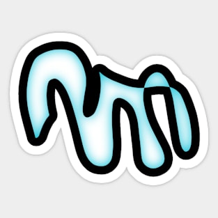 m abstract Sticker